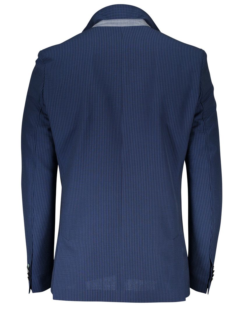 Carl Gross colbert blauw gestreept