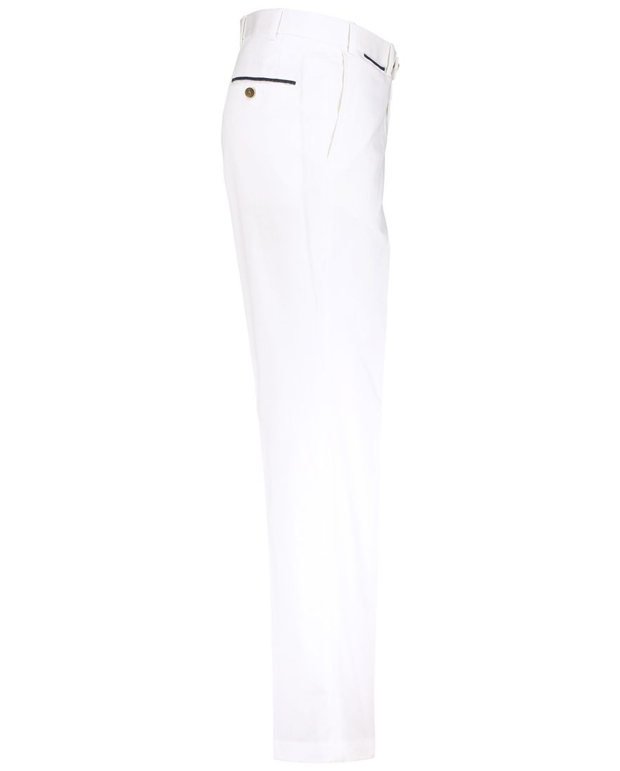 Hiltl pantalon wit katoen Peaker-S