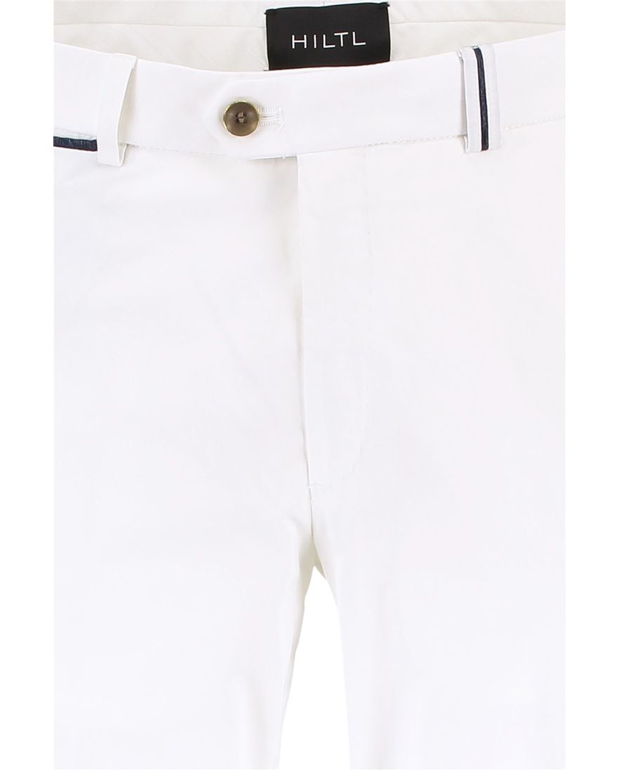 Hiltl pantalon wit katoen Peaker-S