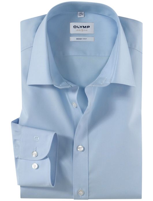 Olymp mouwlengte 7 overhemd blauw Level 5