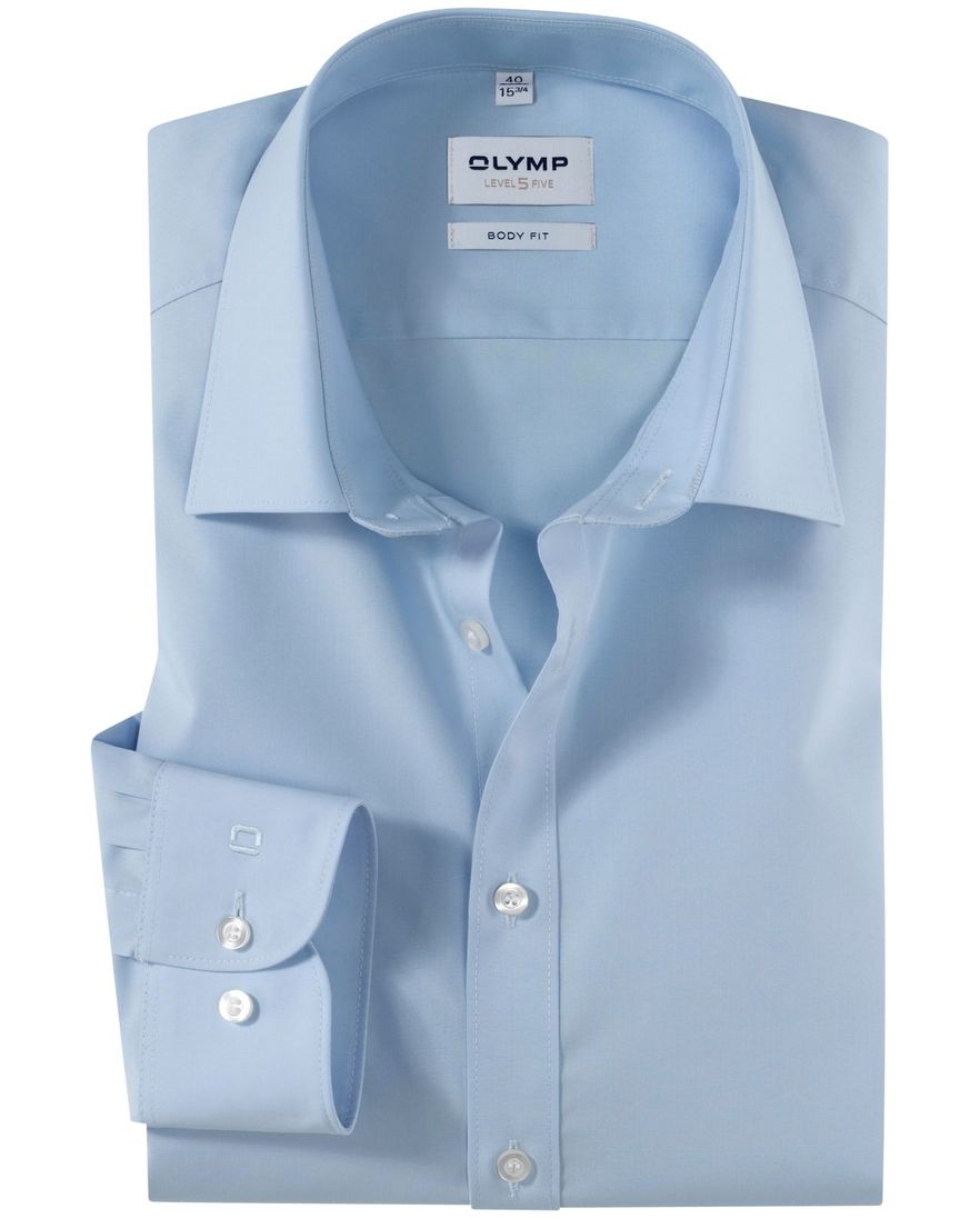 Olymp mouwlengte 7 overhemd blauw Level 5