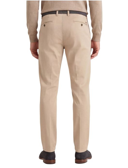 Katoenen chino Gardeur flat front beige Benny