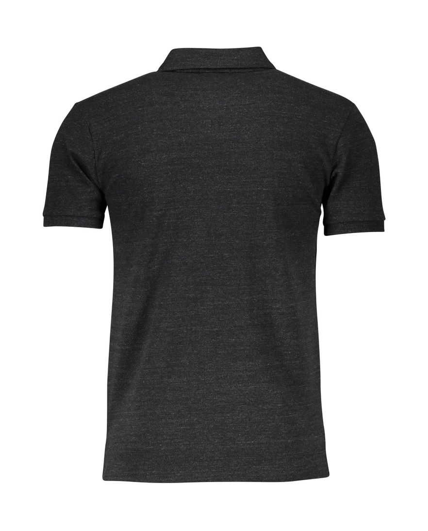 Polo Ralph Lauren polo slim fit grijs gemêleerd katoen