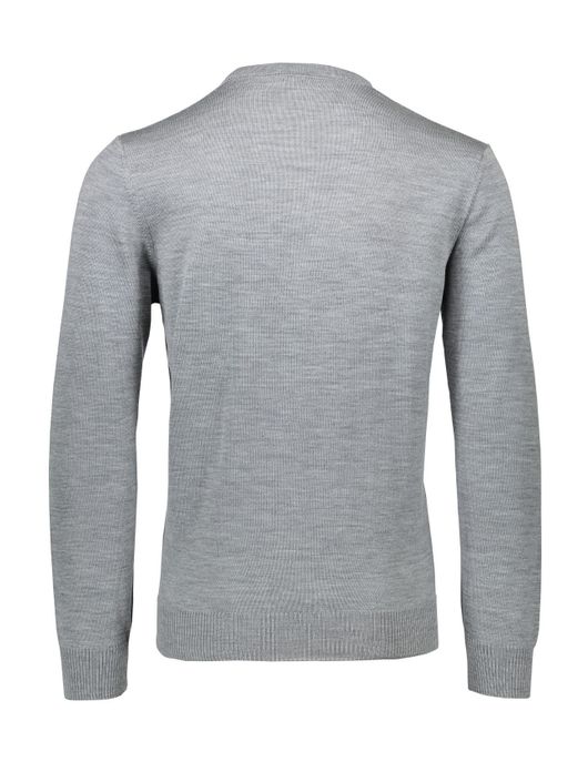 Maerz pullover mercury grey merinowol classic fit