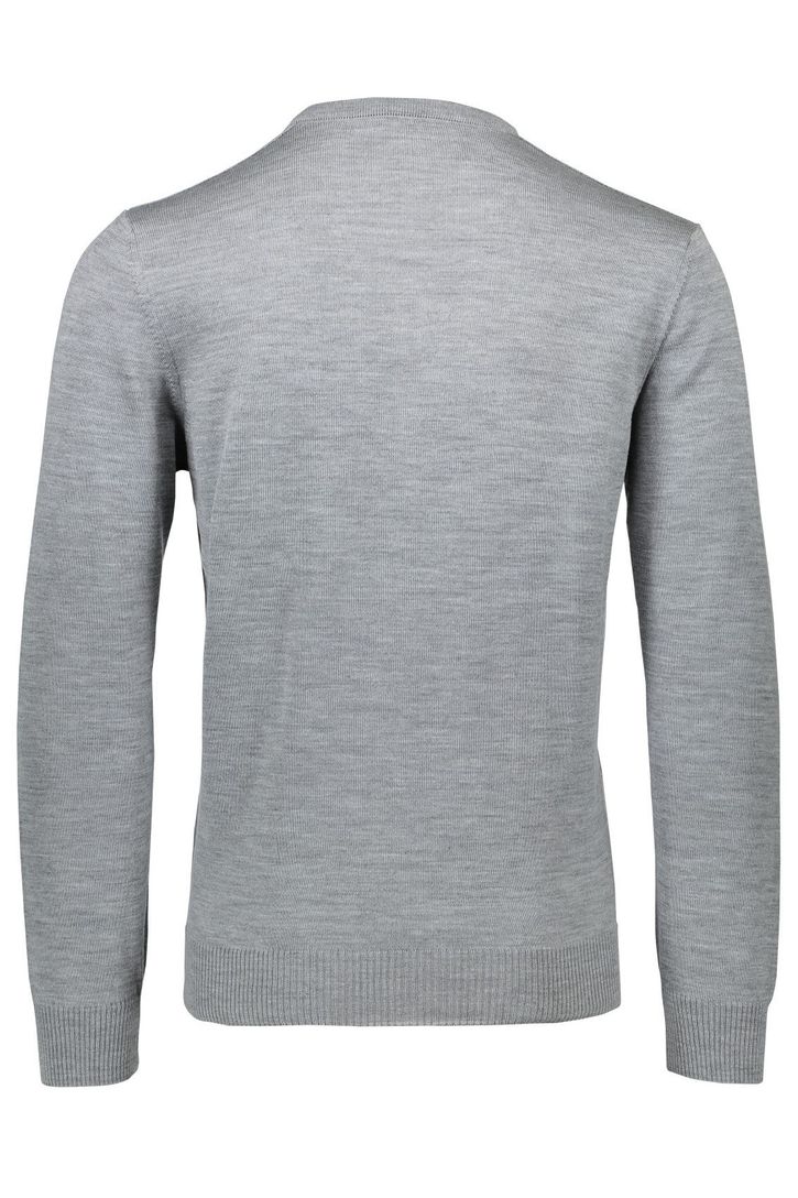 Maerz pullover mercury grey merinowol classic fit