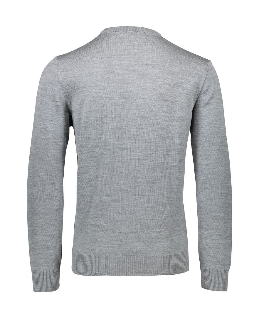 Maerz pullover mercury grey merinowol classic fit