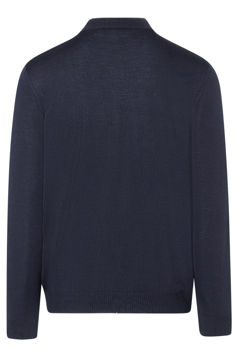 Maerz vest donkerblauw merinowol superwash