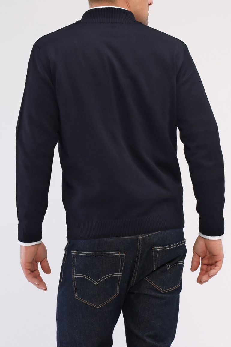 Maerz vest donkerblauw merinowol superwash