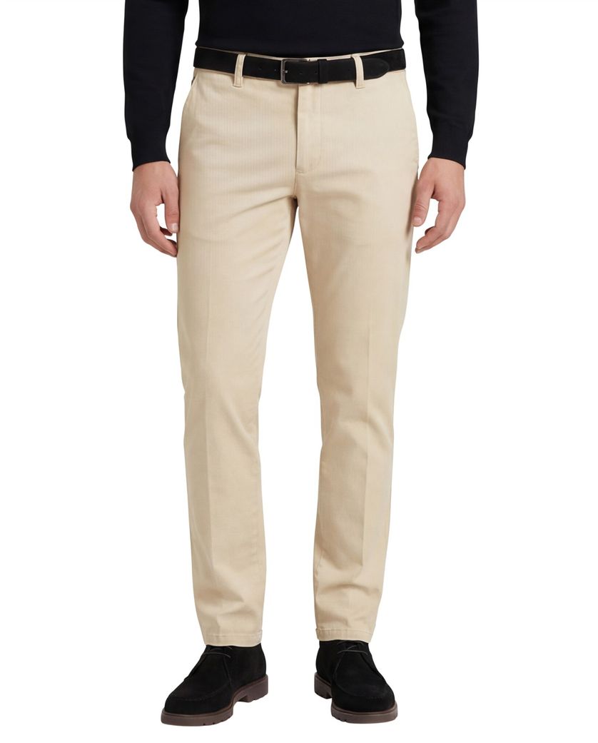 M.E.N.S. pantalon chino katoen beige Madison