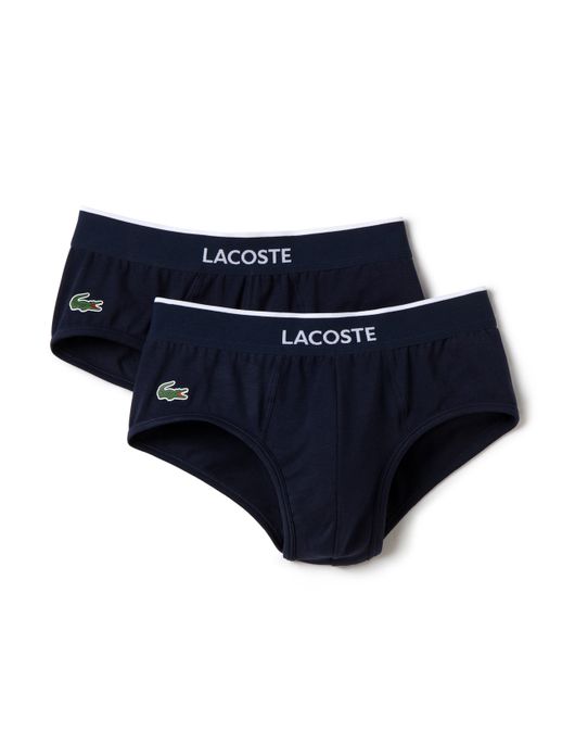 Lacoste slip donkerblauw 2-pack