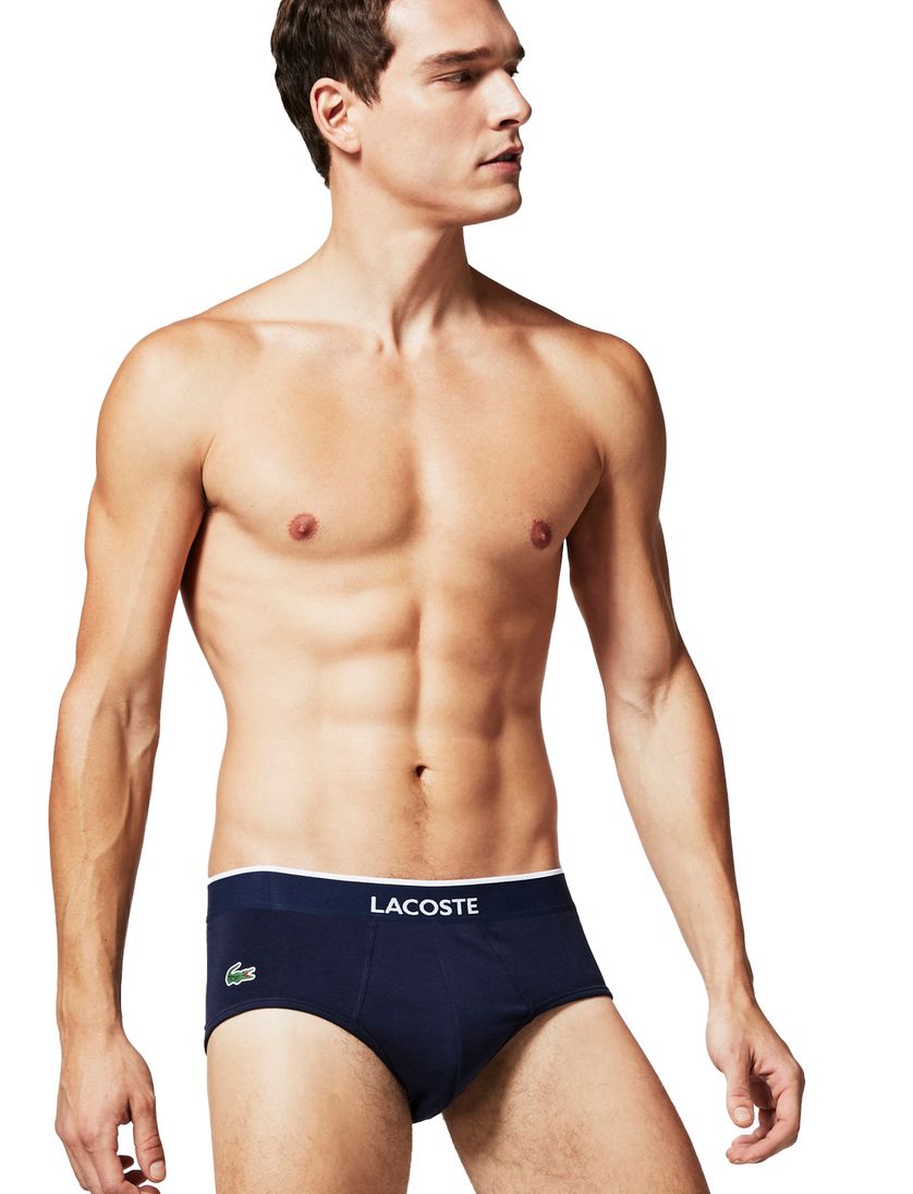 Lacoste slip donkerblauw 2-pack