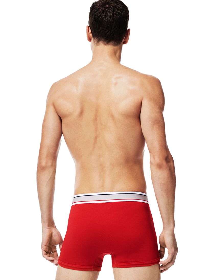 Lacoste boxershorts grijs/rood/nayv 3-pack