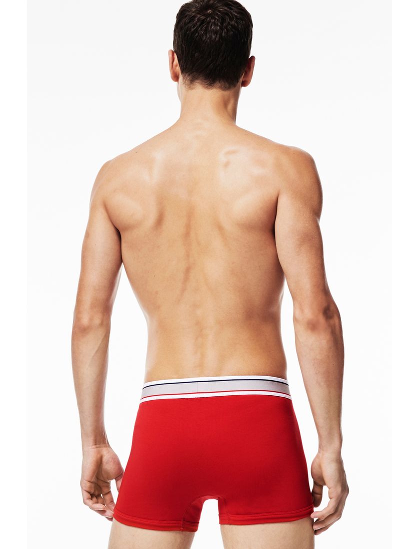 Lacoste boxershorts grijs/rood/nayv 3-pack