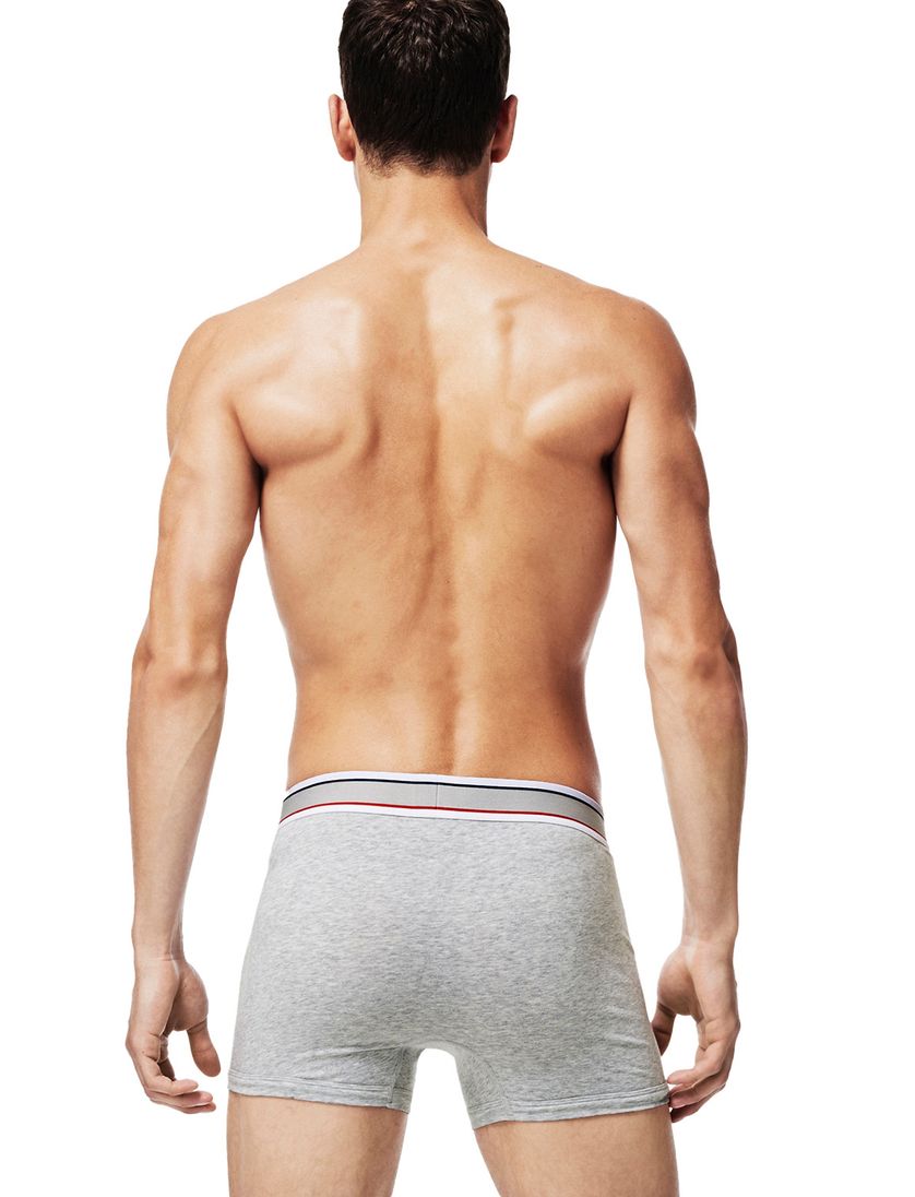Lacoste boxershorts grijs/rood/nayv 3-pack