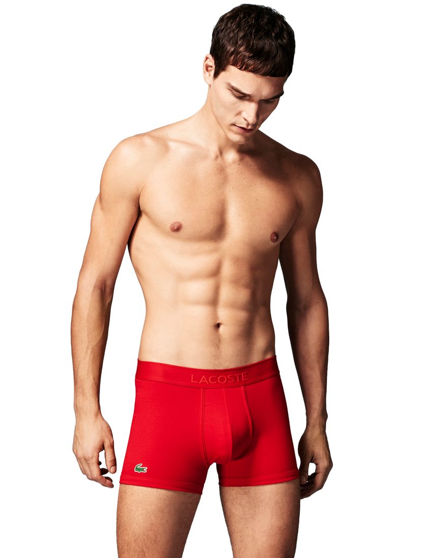 Lacoste boxershort rood micro piqué