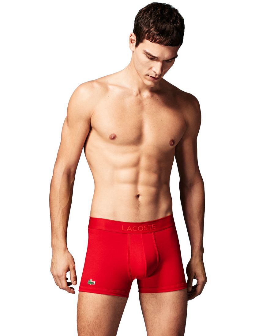 Lacoste boxershort rood micro piqué