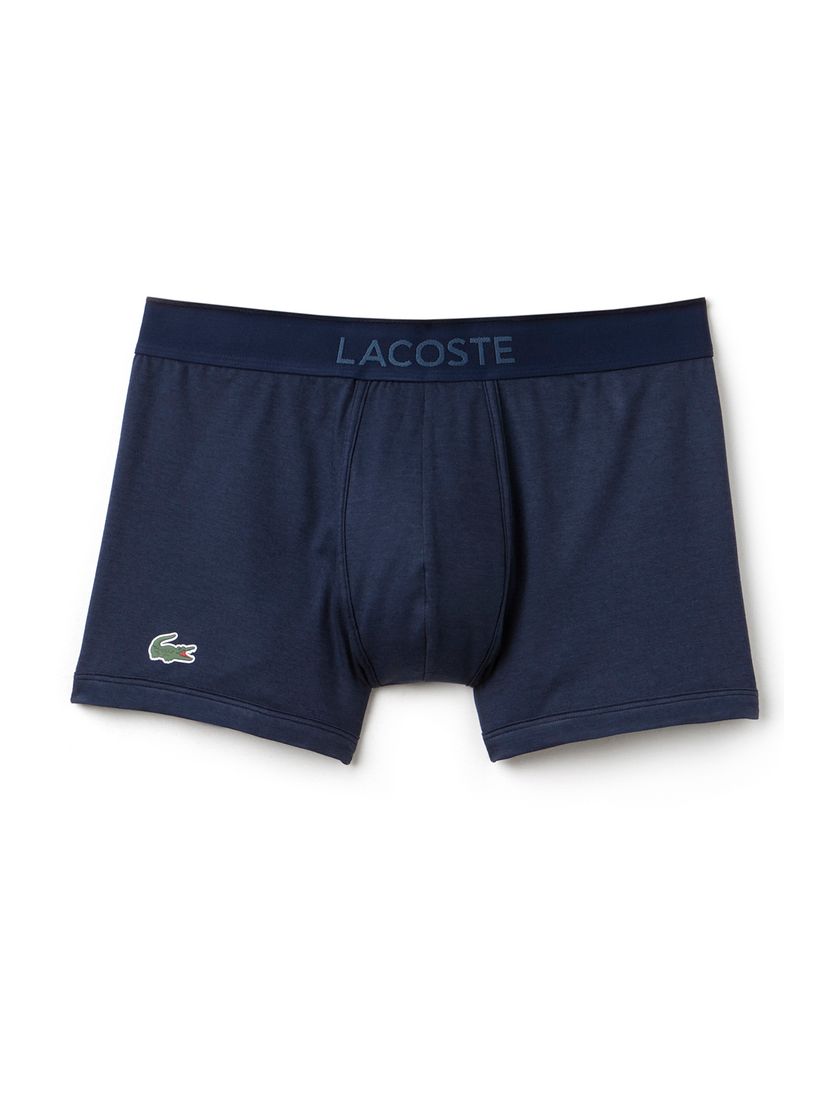 Lacoste boxer donkerblauw micro piqué