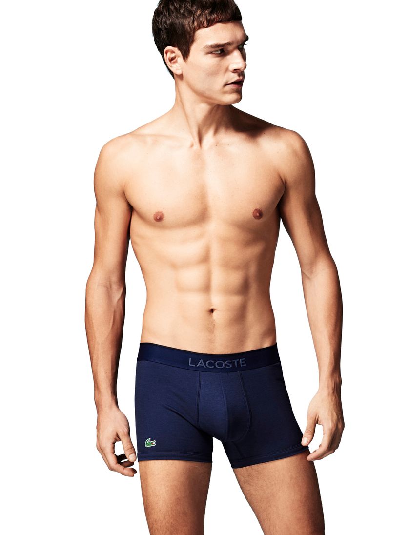 Lacoste boxer donkerblauw micro piqué