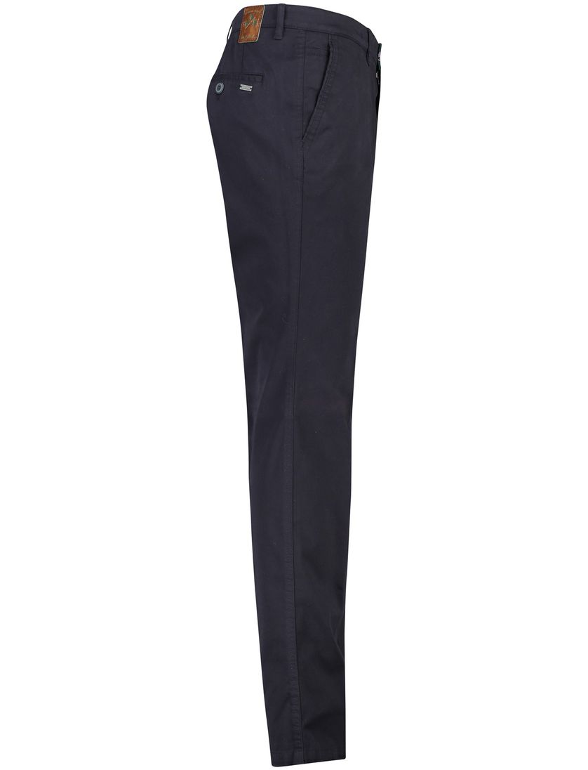 M.E.N.S. broek donkerblauw effen katoen