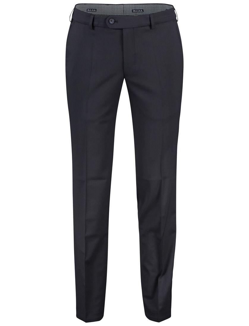 M.E.N.S. wollen pantalon Madison donkerblauw