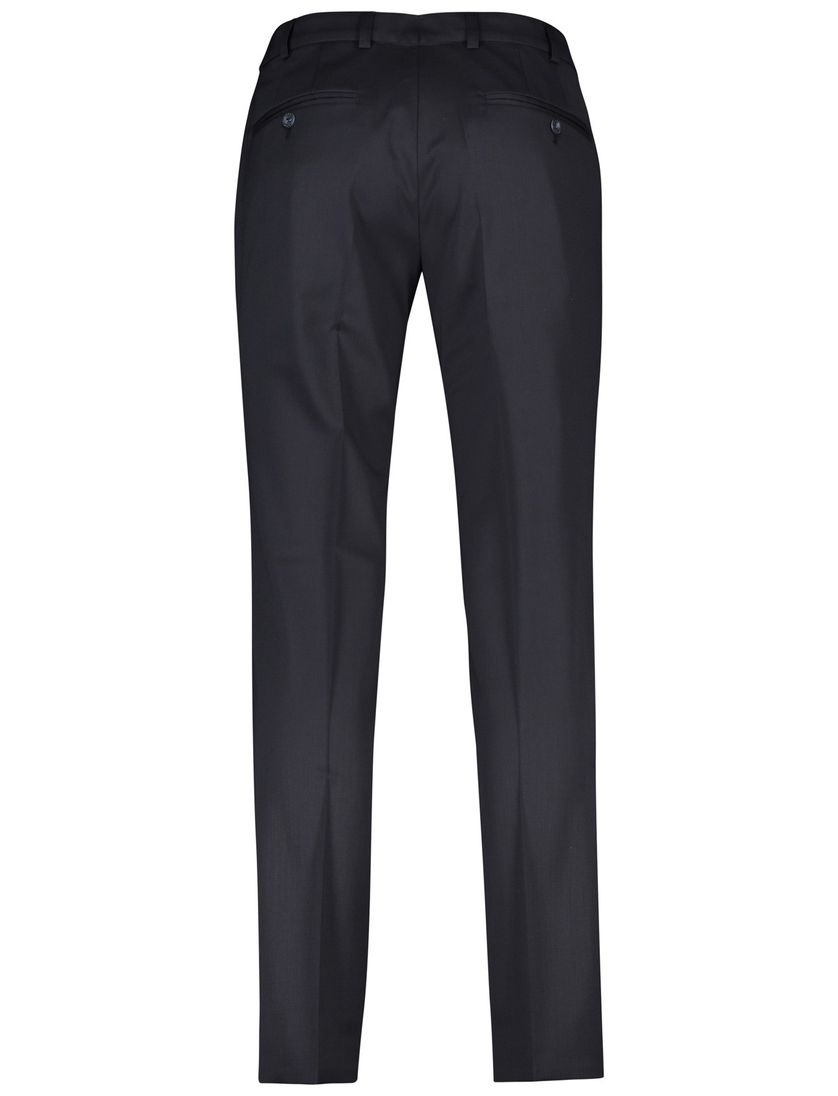 M.E.N.S. wollen pantalon Madison donkerblauw