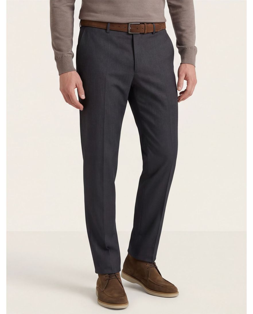 M.E.N.S. grijze pantalon wol Madison-U