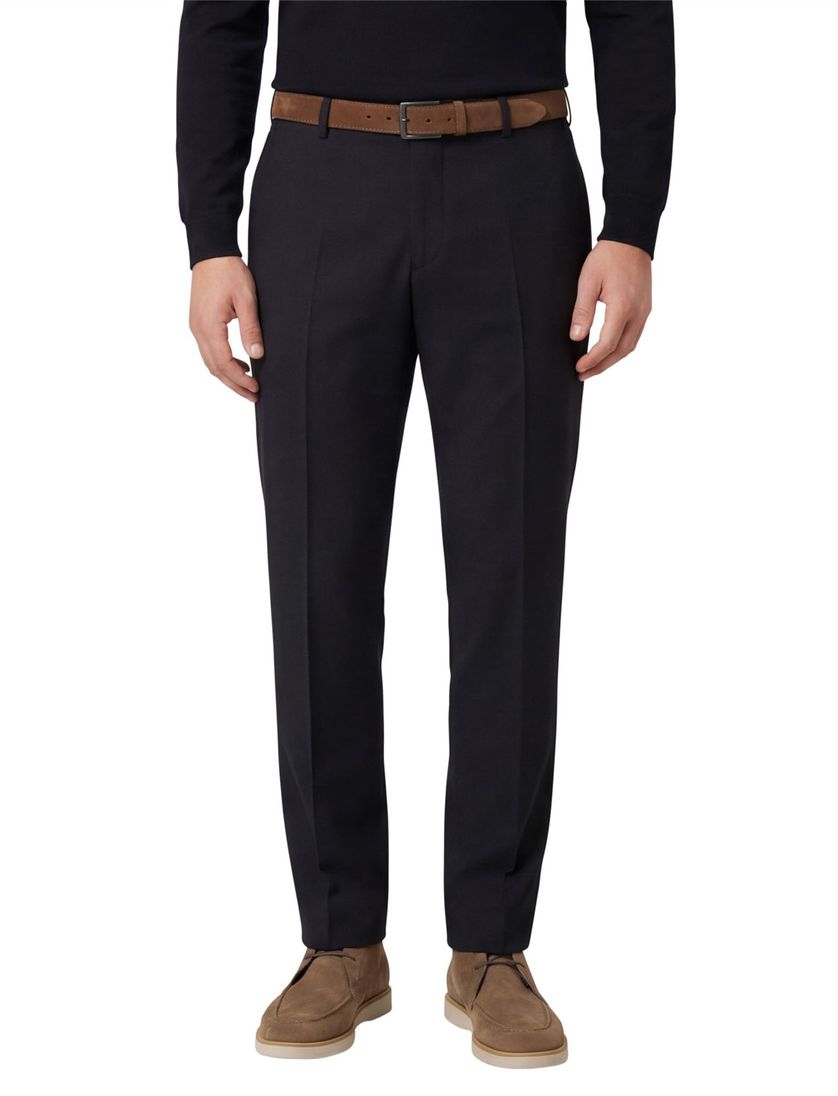 M.E.N.S. pantalon marineblauw wol Madison-U