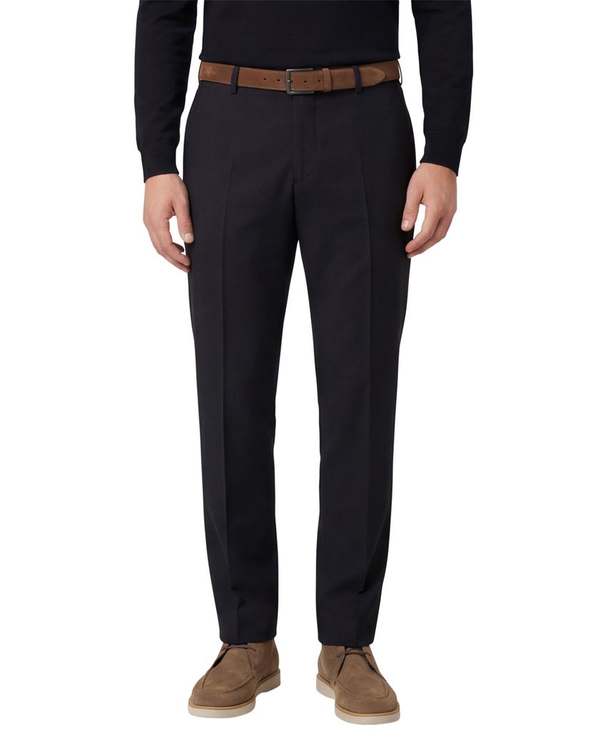 M.E.N.S. pantalon marineblauw wol Madison-U