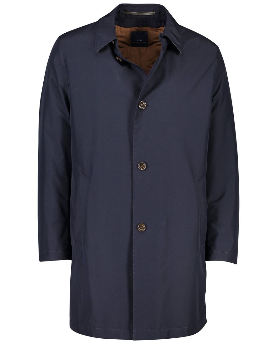 Dressler jack blauw knopen normale fit