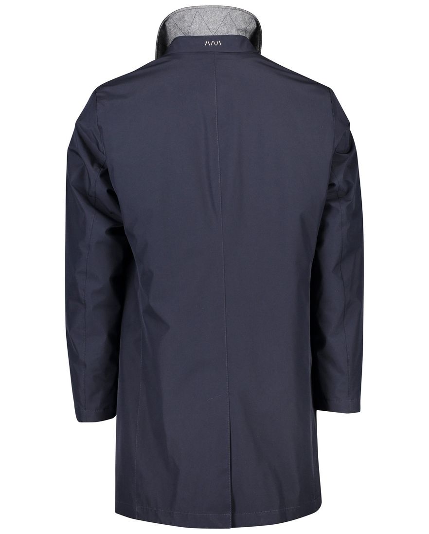 Dressler jack blauw knopen normale fit