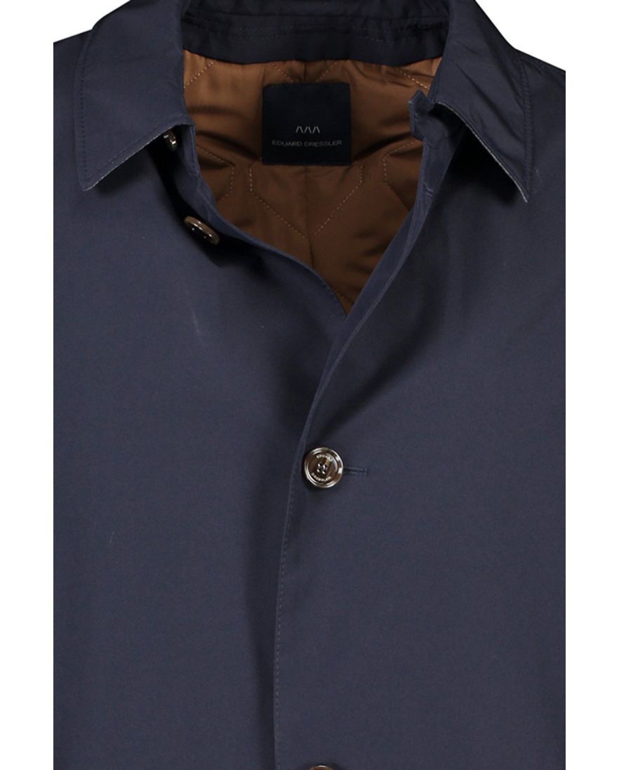 Dressler jack blauw knopen normale fit