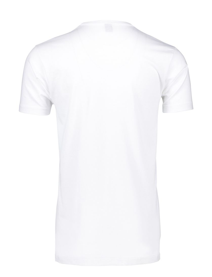 Alan Red t-shirt West Virginia aanbieding effen katoen wit 3-pack