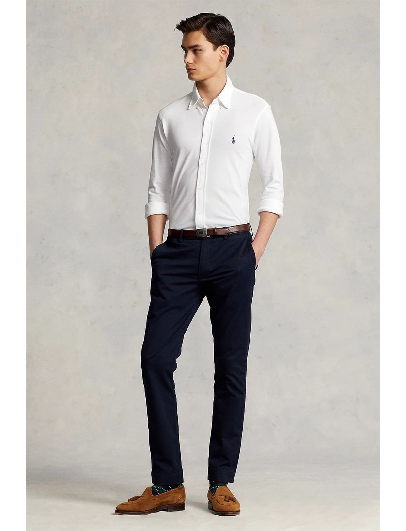 Ralph Lauren overhemd wit katoen button-down