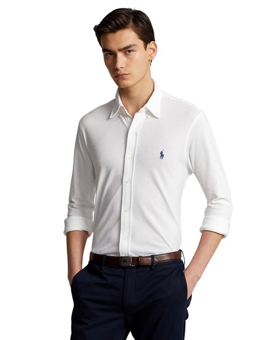 Ralph Lauren wit overhemd katoen button-down