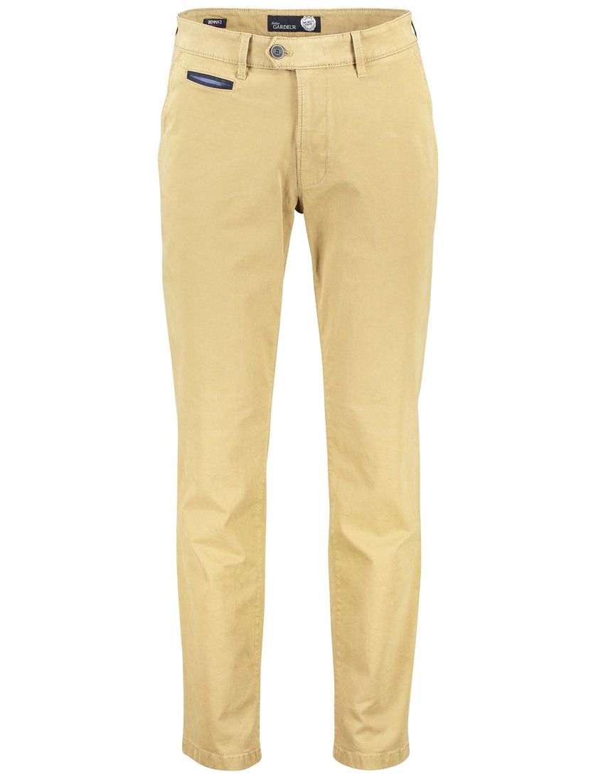 Gardeur Benny-3 chino modern fit lichtbruin