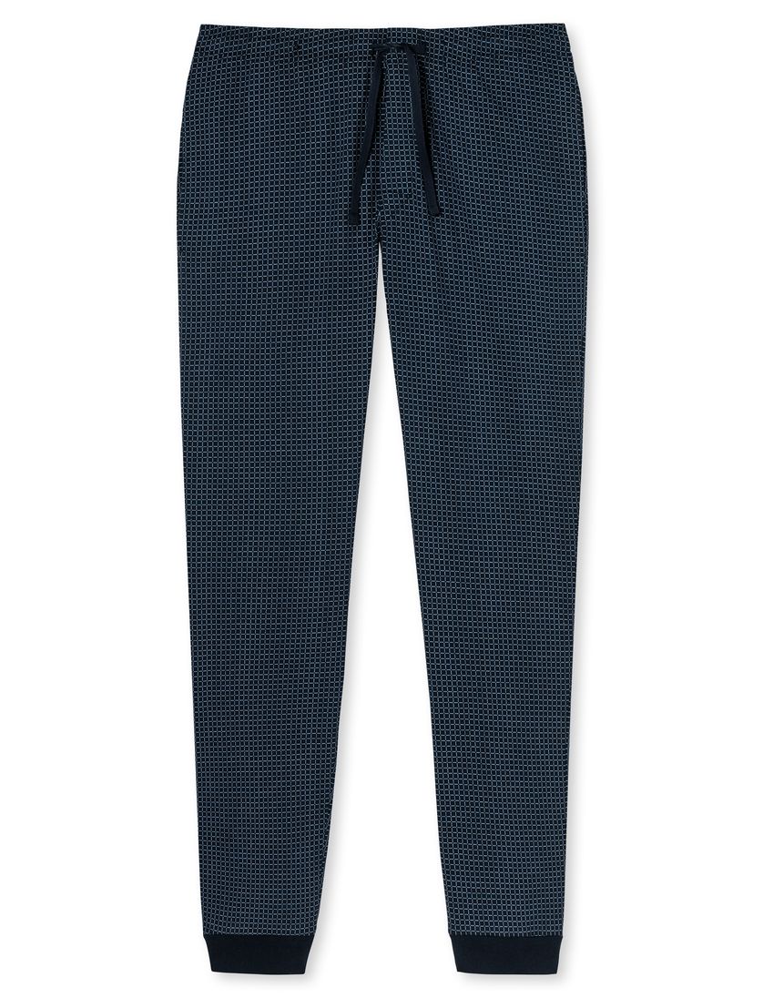 Mix & Relax pyjamabroek Schiesser navy ruit