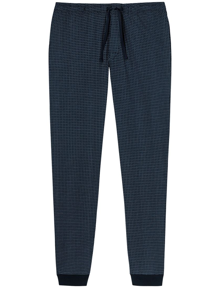Mix & Relax pyjamabroek Schiesser navy ruit