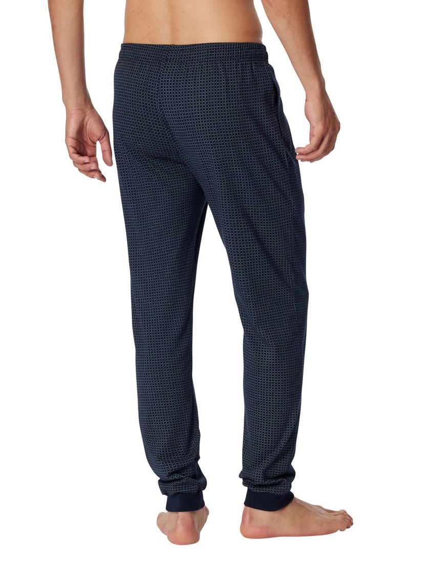 Mix & Relax pyjamabroek Schiesser navy ruit