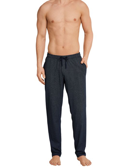 Mix & Relax Schiesser pyjamabroek lang navy