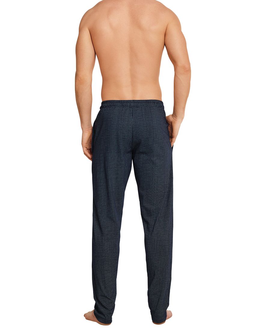 Mix & Relax Schiesser pyjamabroek lang navy