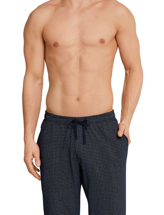 Mix & Relax Schiesser pyjamabroek lang navy