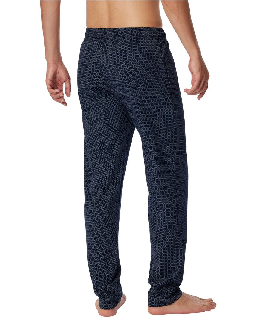 Mix & Relax Schiesser pyjamabroek lang navy