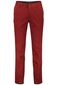 M.E.N.S. katoenen pantalon rood Madison flatfront