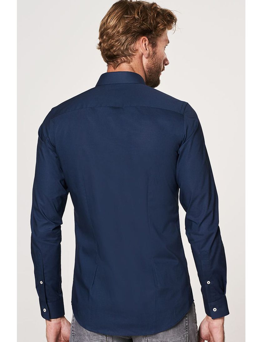 Overhemd Profuomo Super Slim Fit navy