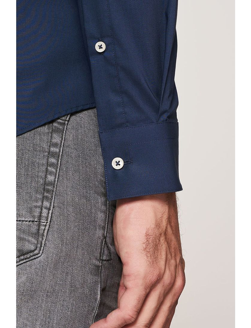 Overhemd Profuomo Super Slim Fit navy