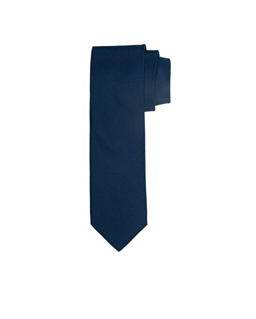 Stropdas Profuomo zijde navy