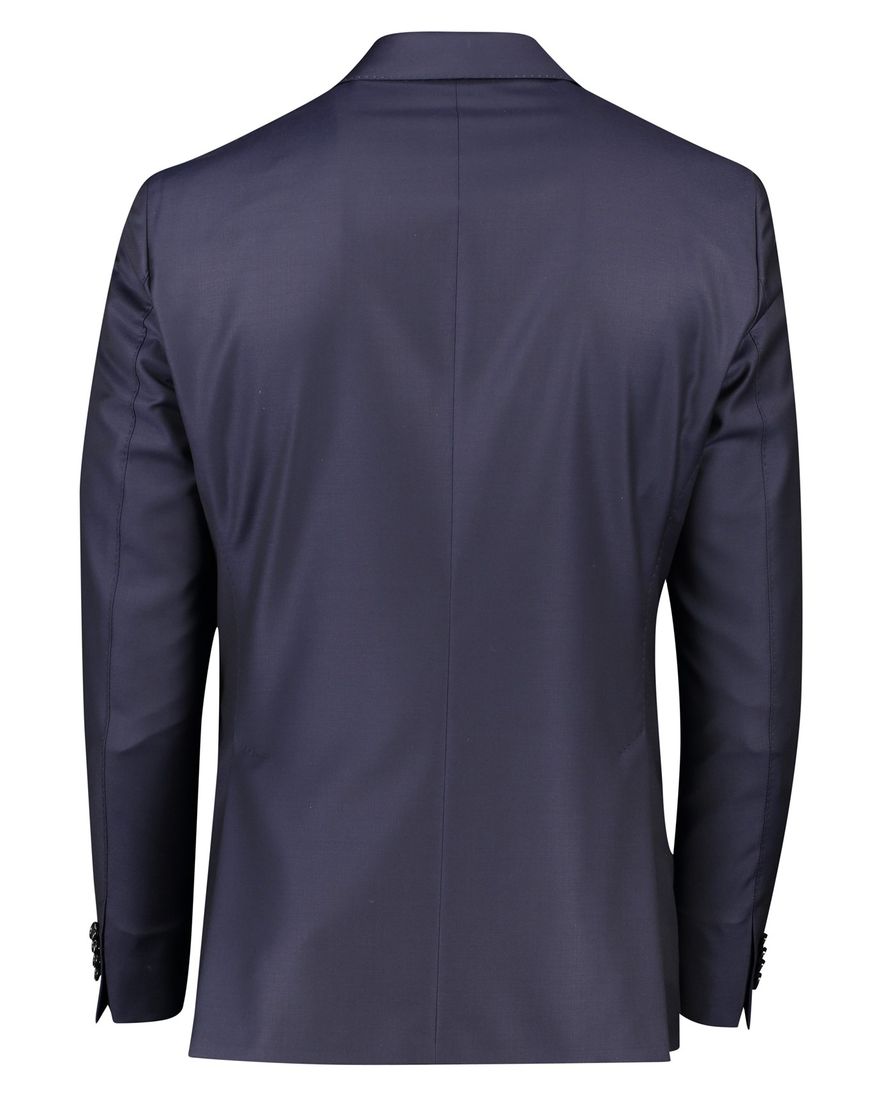 Dressler colbert mix & match donkerblauw effen wol normale fit