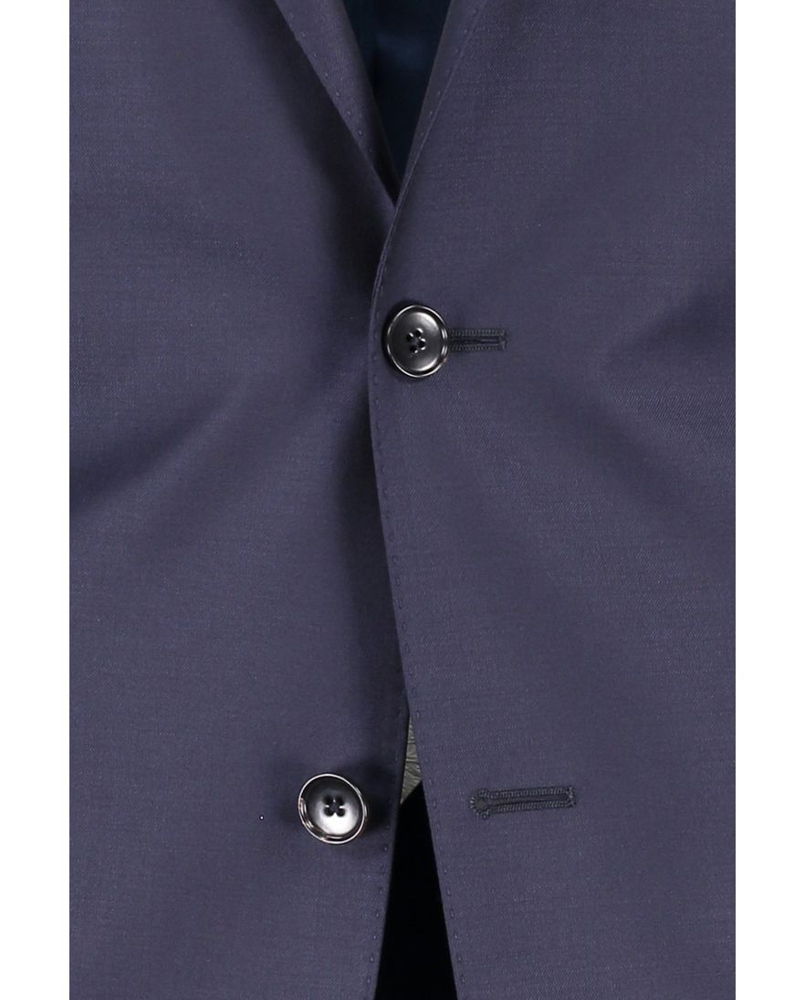 Dressler colbert mix & match donkerblauw effen wol normale fit