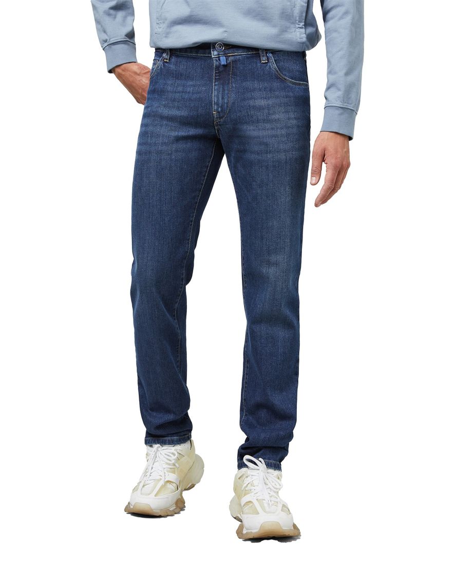 Meyer jeans M5 blauw Regular Fit denim