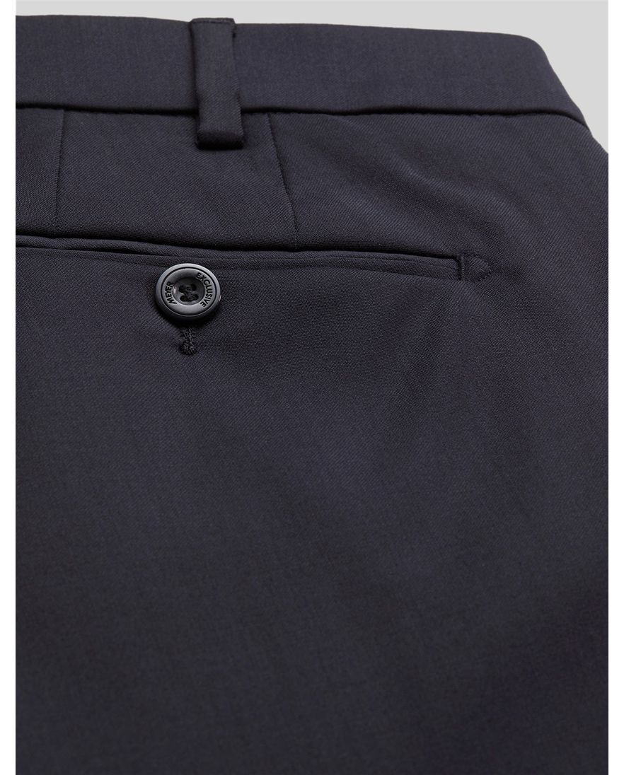 Meyer Bonn wollen pantalon donkerblauw